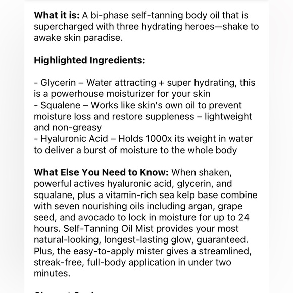 3/$40 Isle of paradise self tan oil mist - Picture 3 of 4